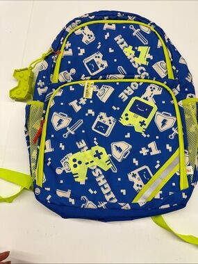 NEW Kids Gamer Print Backpack 17 inch Cat and Jack